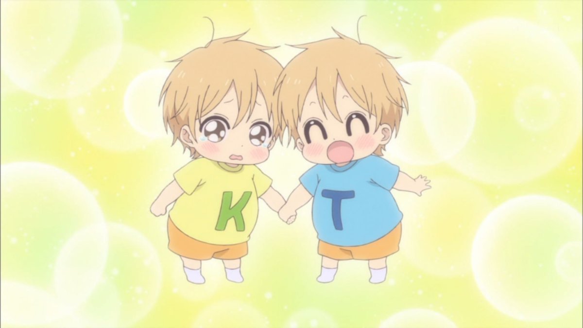 Школьные няни Казума и Такума