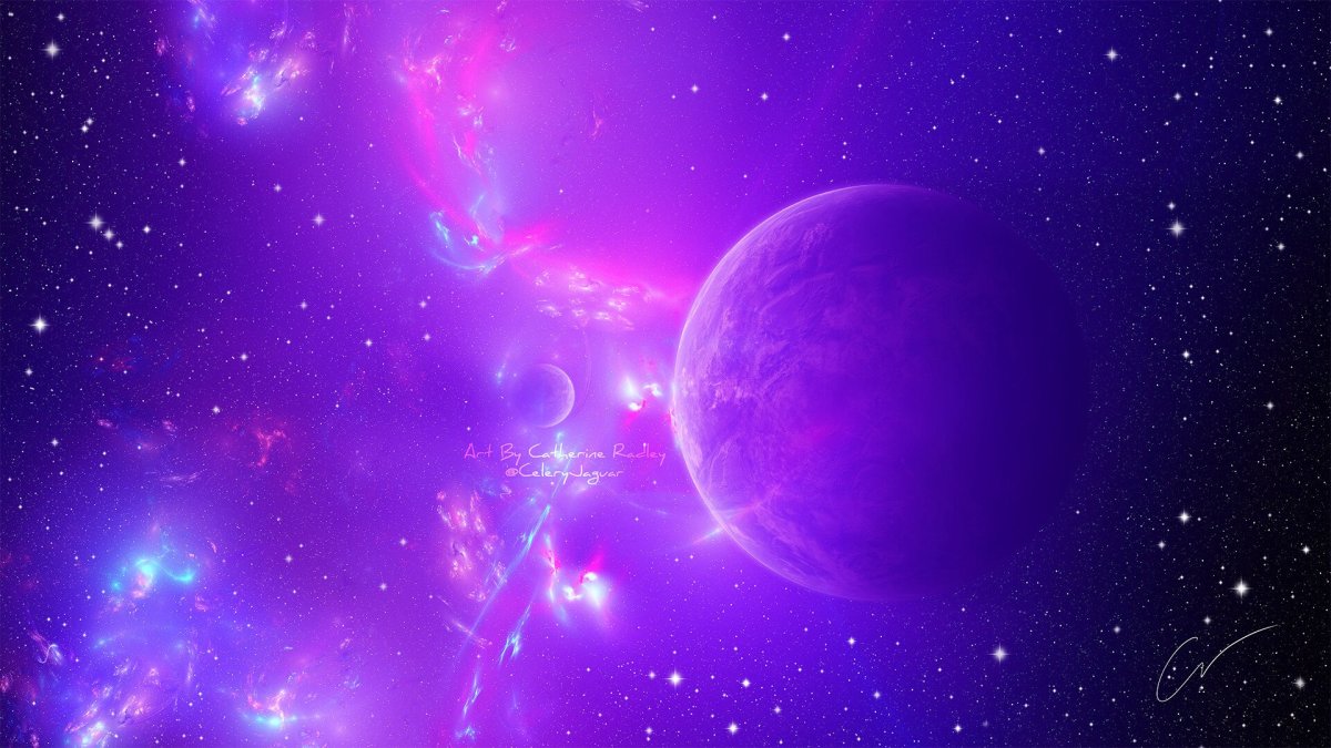 Фиолетовый космос