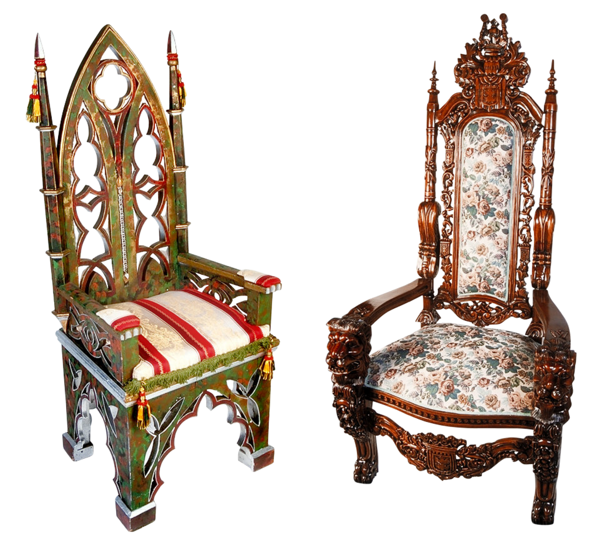 Стул трон Готика