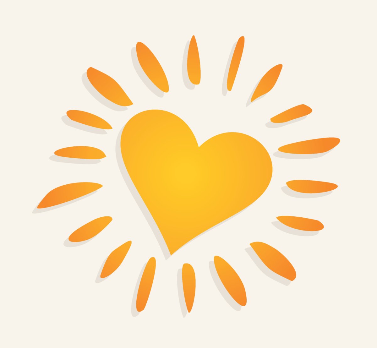 Солнышко с сердечком