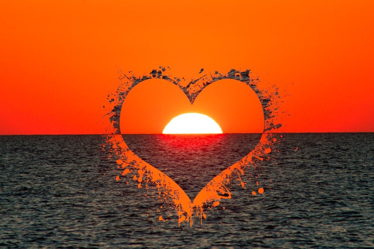 Солнце сердечко