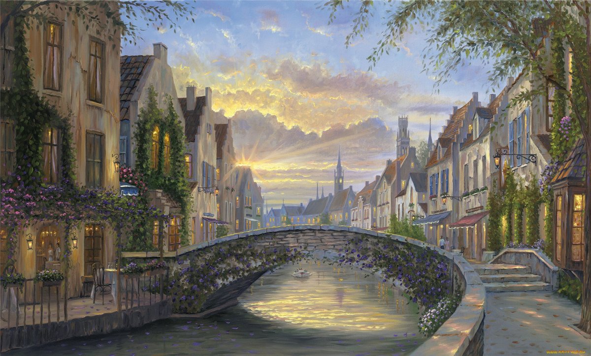 Роберт Файнэл городской пейзаж