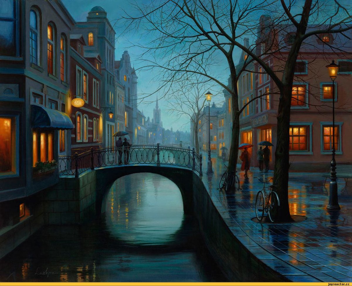 Городской пейзаж Евгений Лушпин