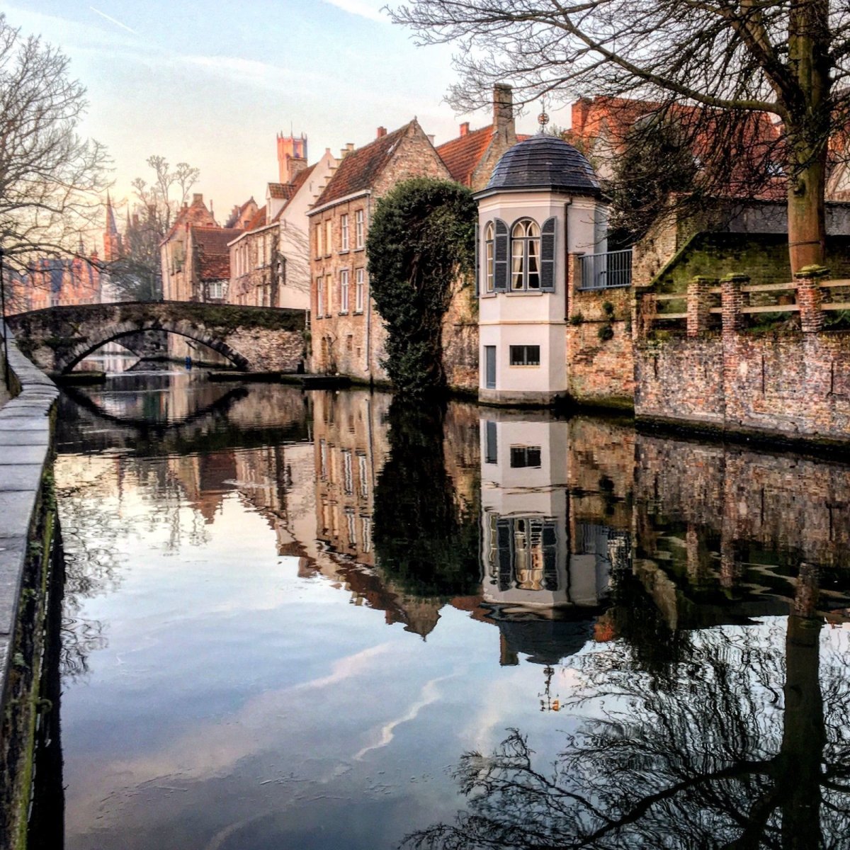 Городские пейзажи г.Брюгге,Бельгия.