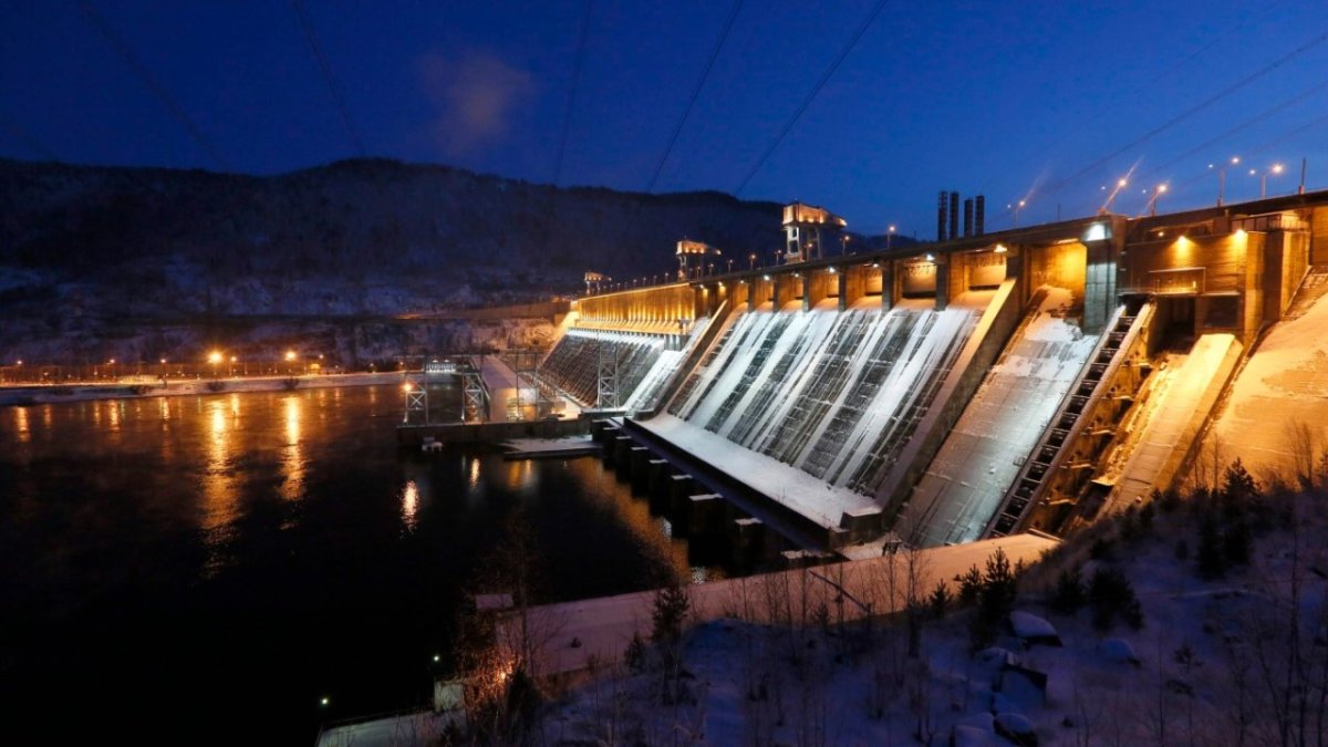 Саяно-Шушенская ГЭС Енисей