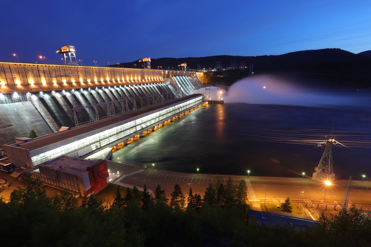 ГЭС города Дивногорска