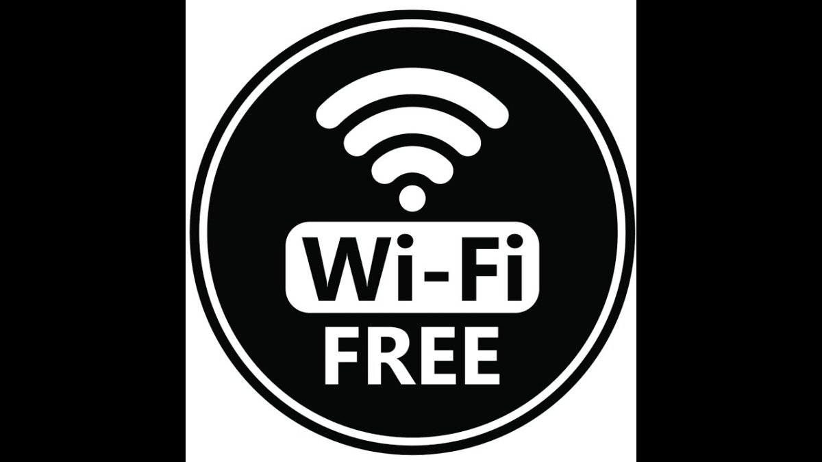 Значок вай фай в кафе