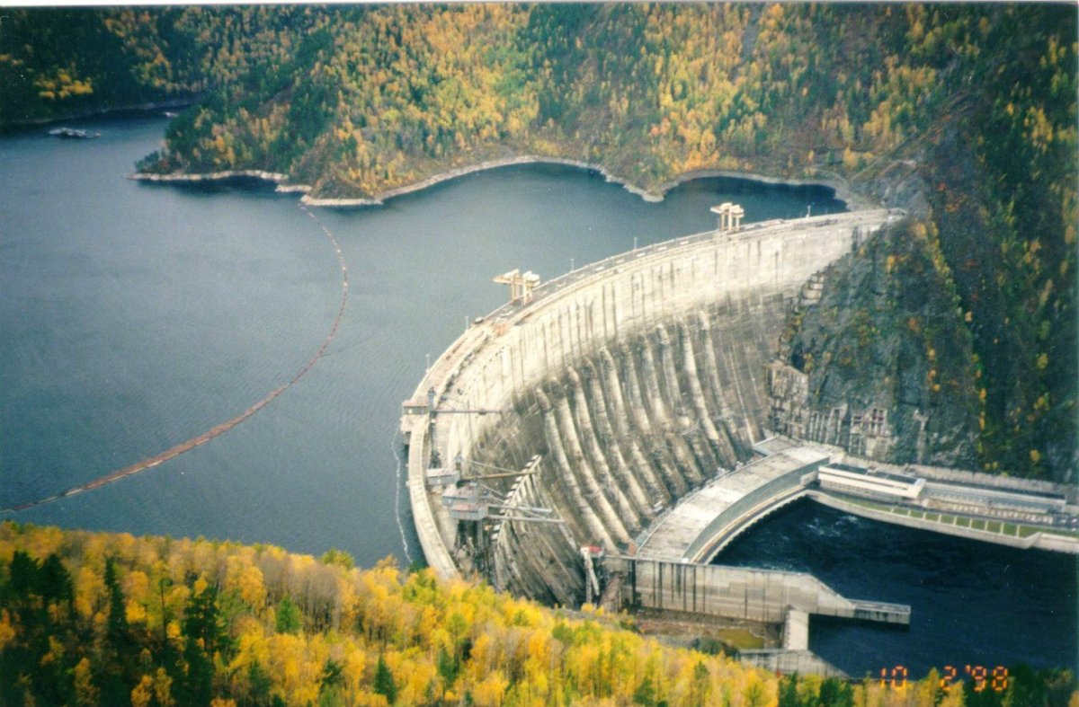 Дивногорск мост через Енисей