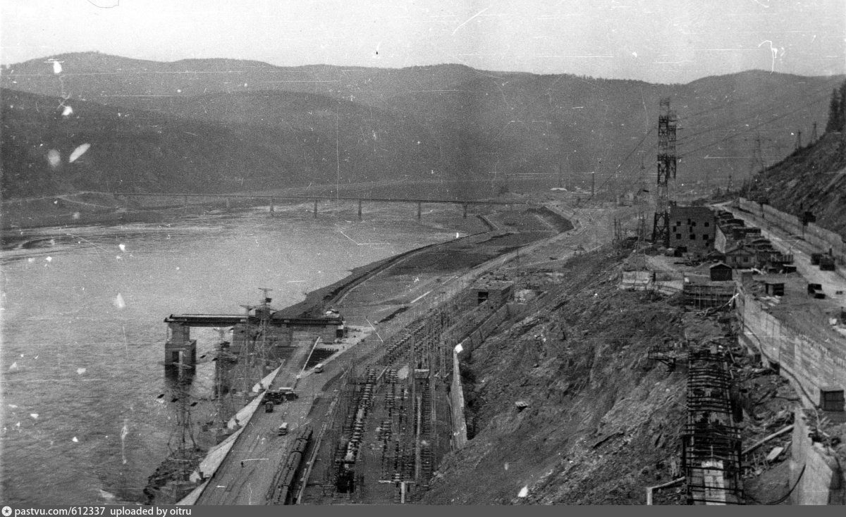 Ночная ГЭС Красноярск