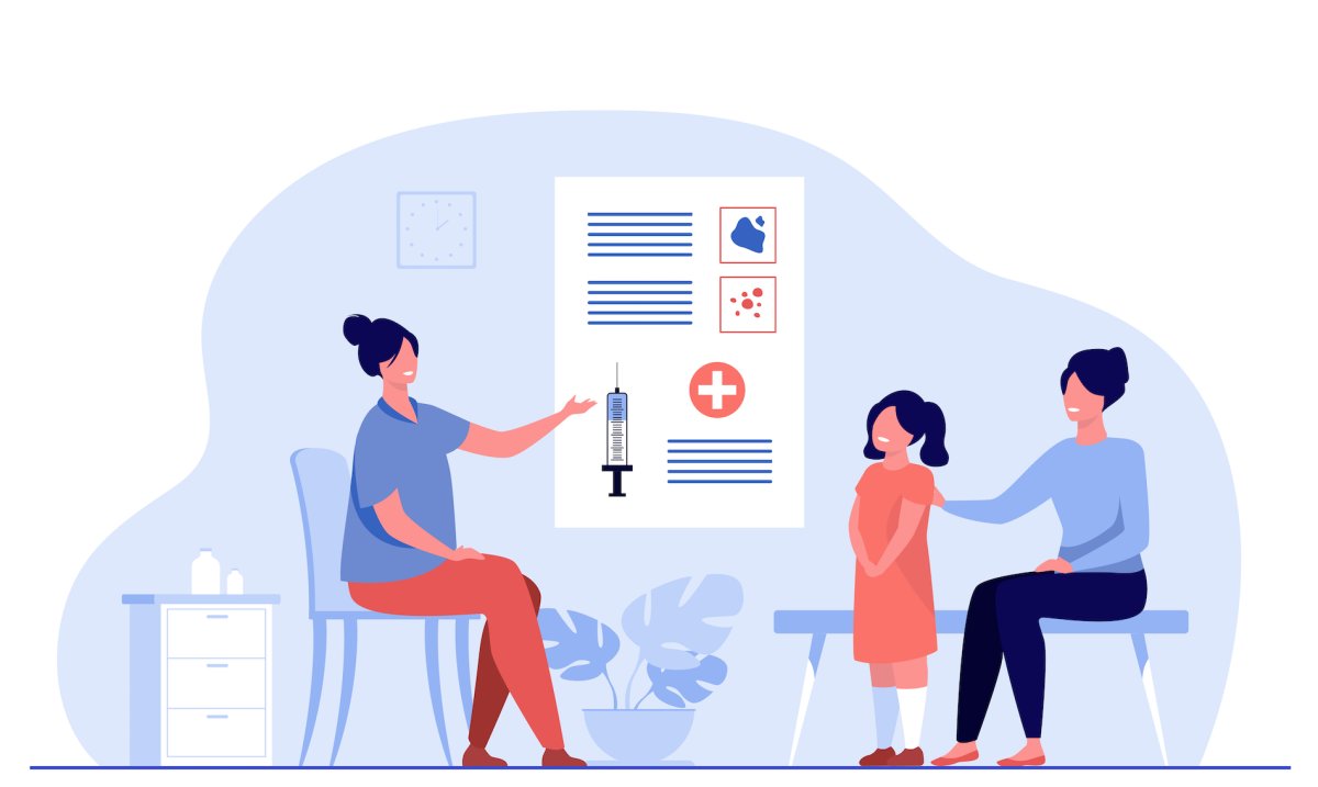 Стикер вакцинация