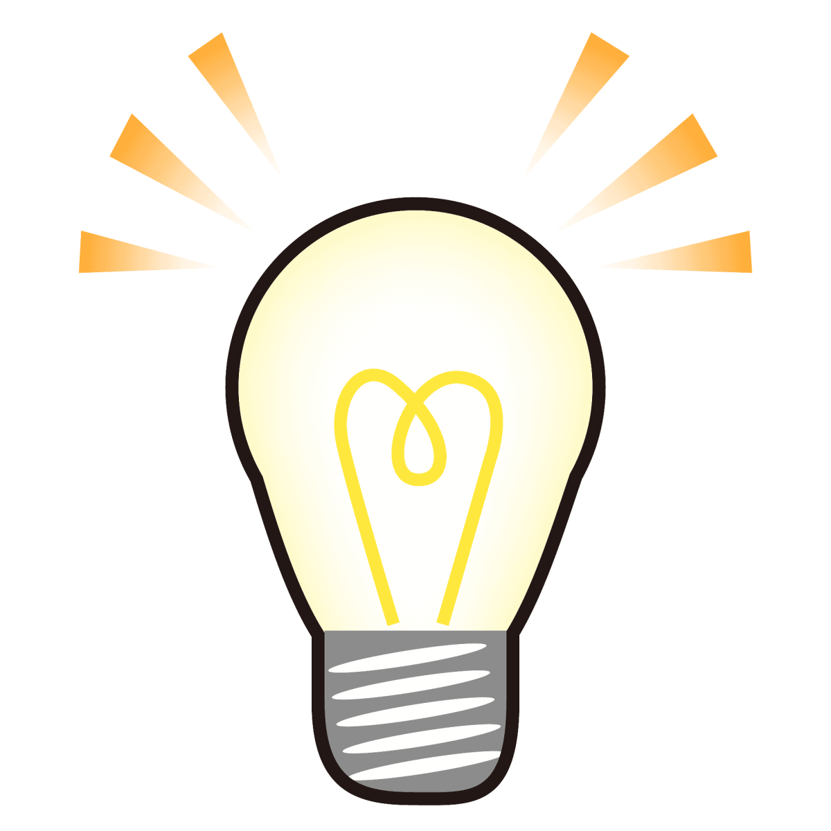 Смайлик в виде лампочки