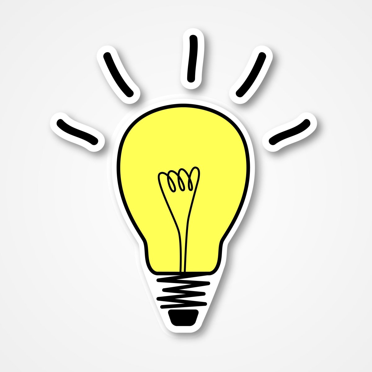 Лампочка идея