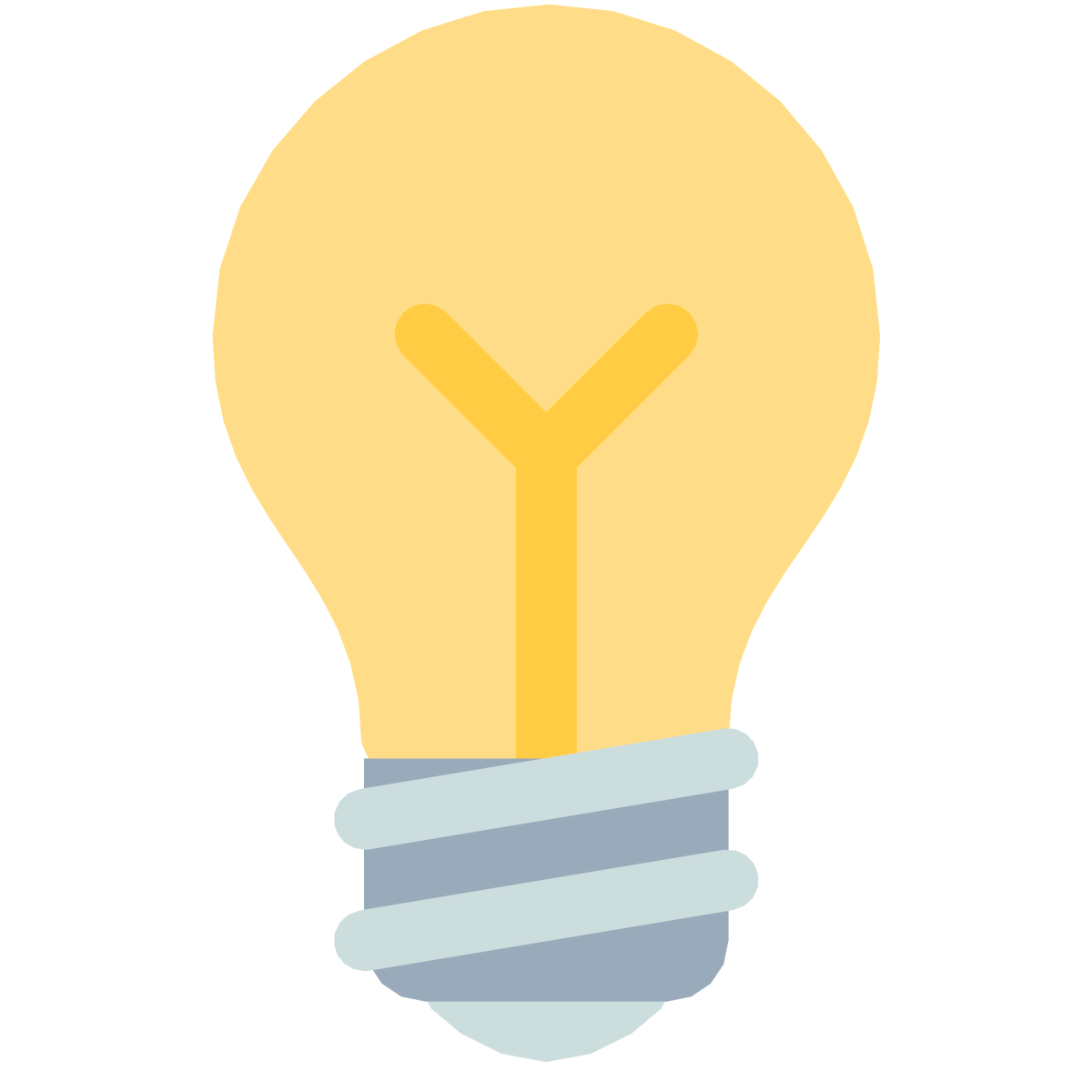 Лампочка без фона