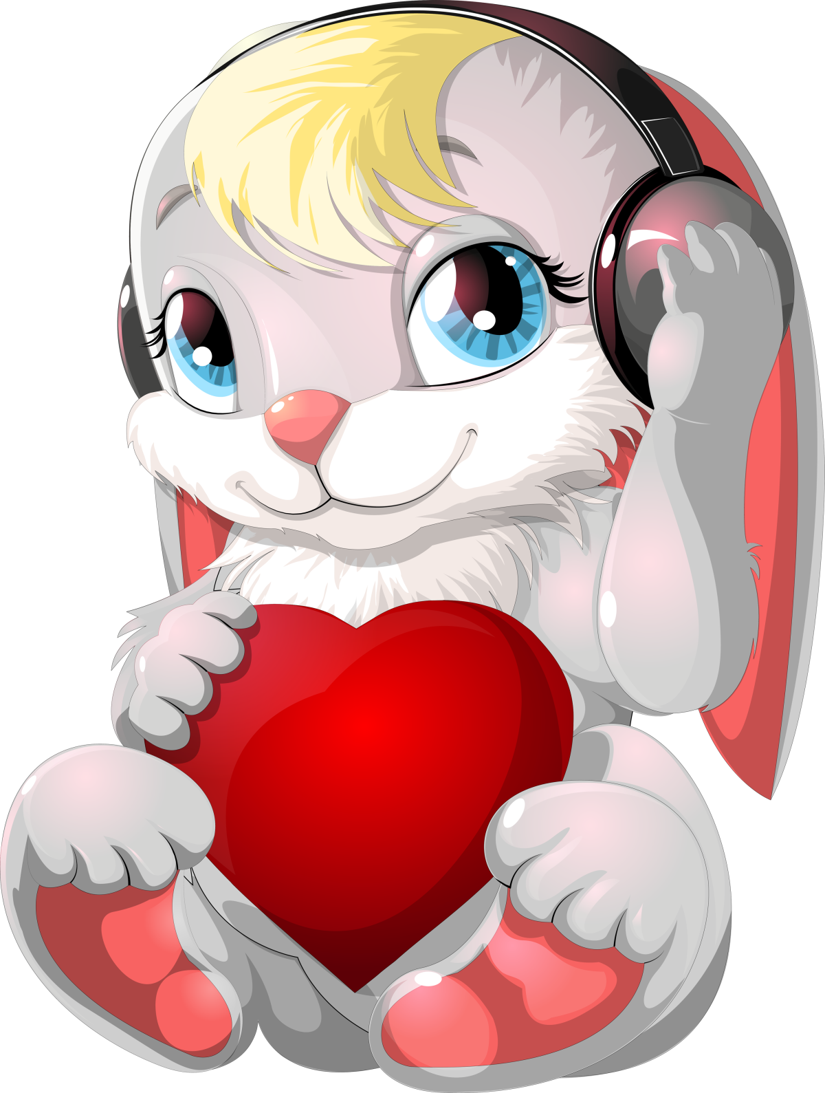 Зайка с сердечком