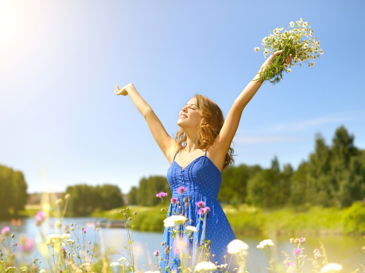 Девушка счастье