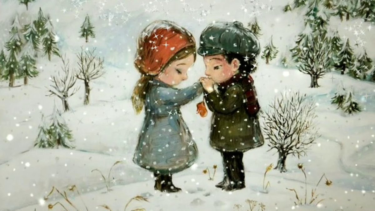 Грузинская художница Нино Чакветадзе зима