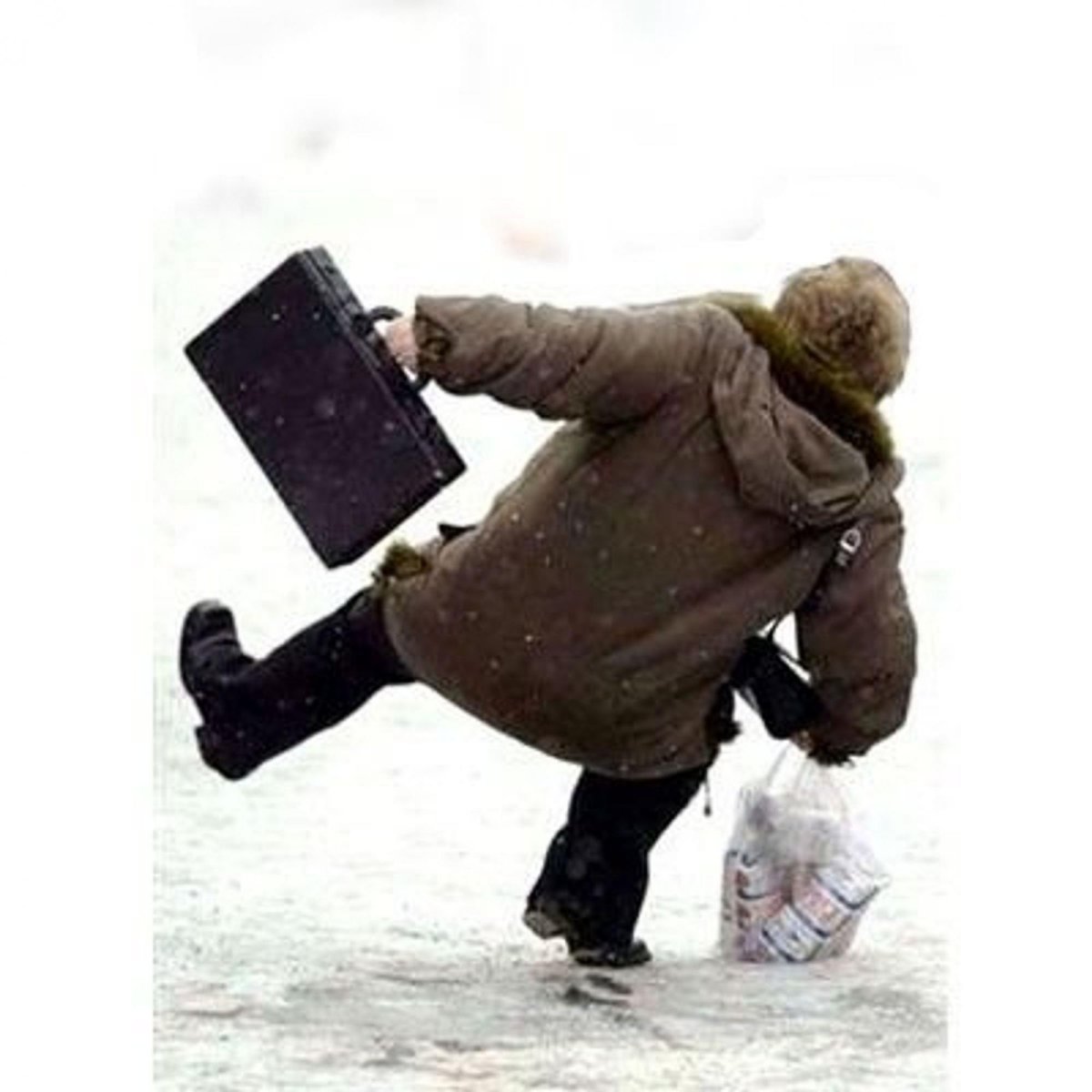 Стишок про гололед смешной