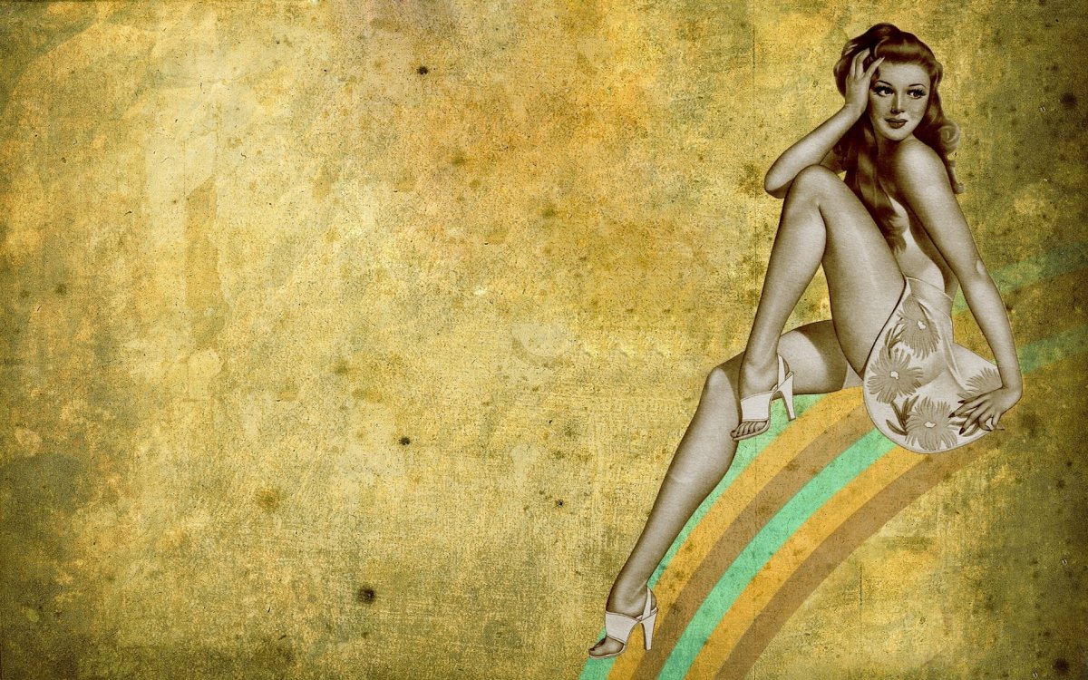 Обои Рисованные девушки