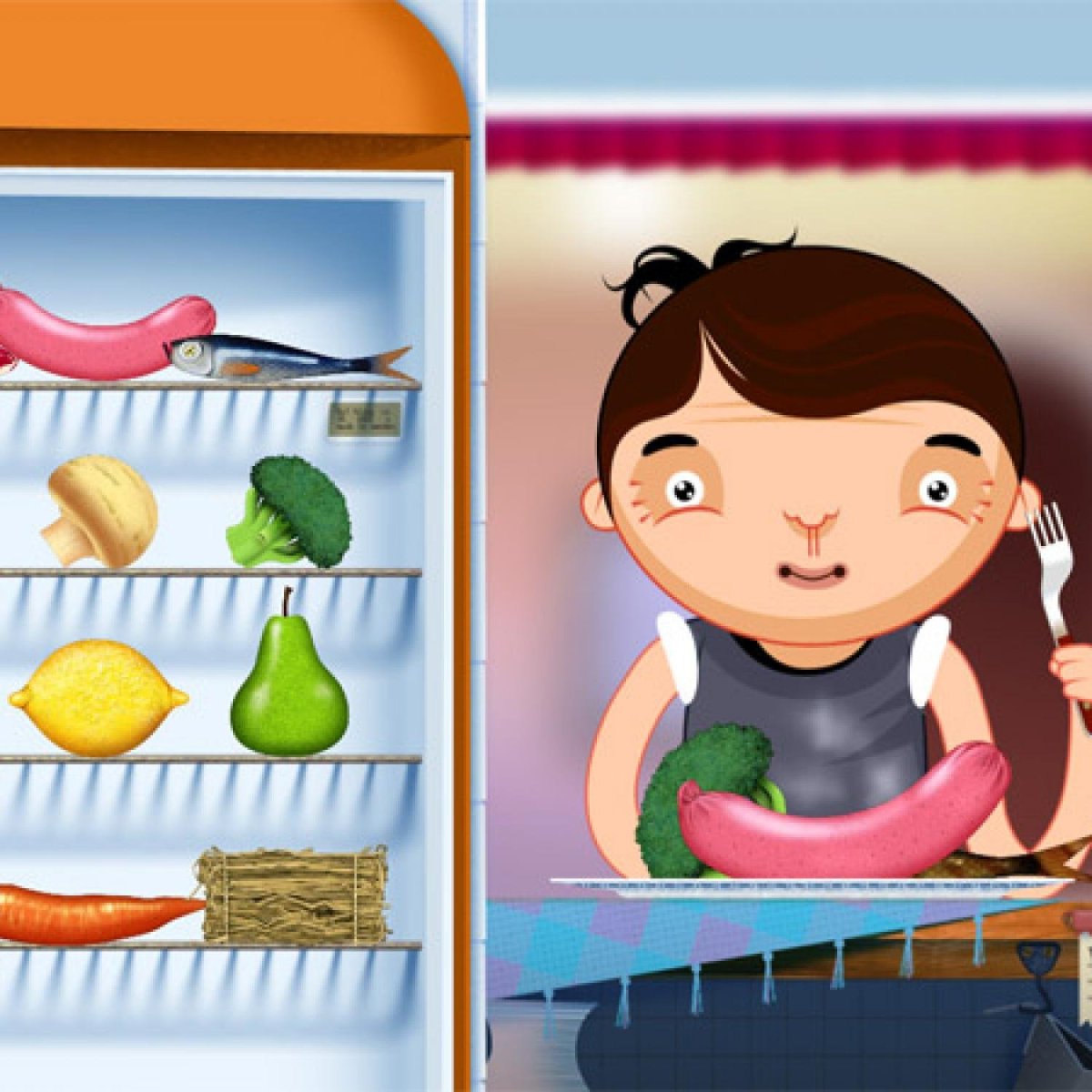 Toca boca кухня