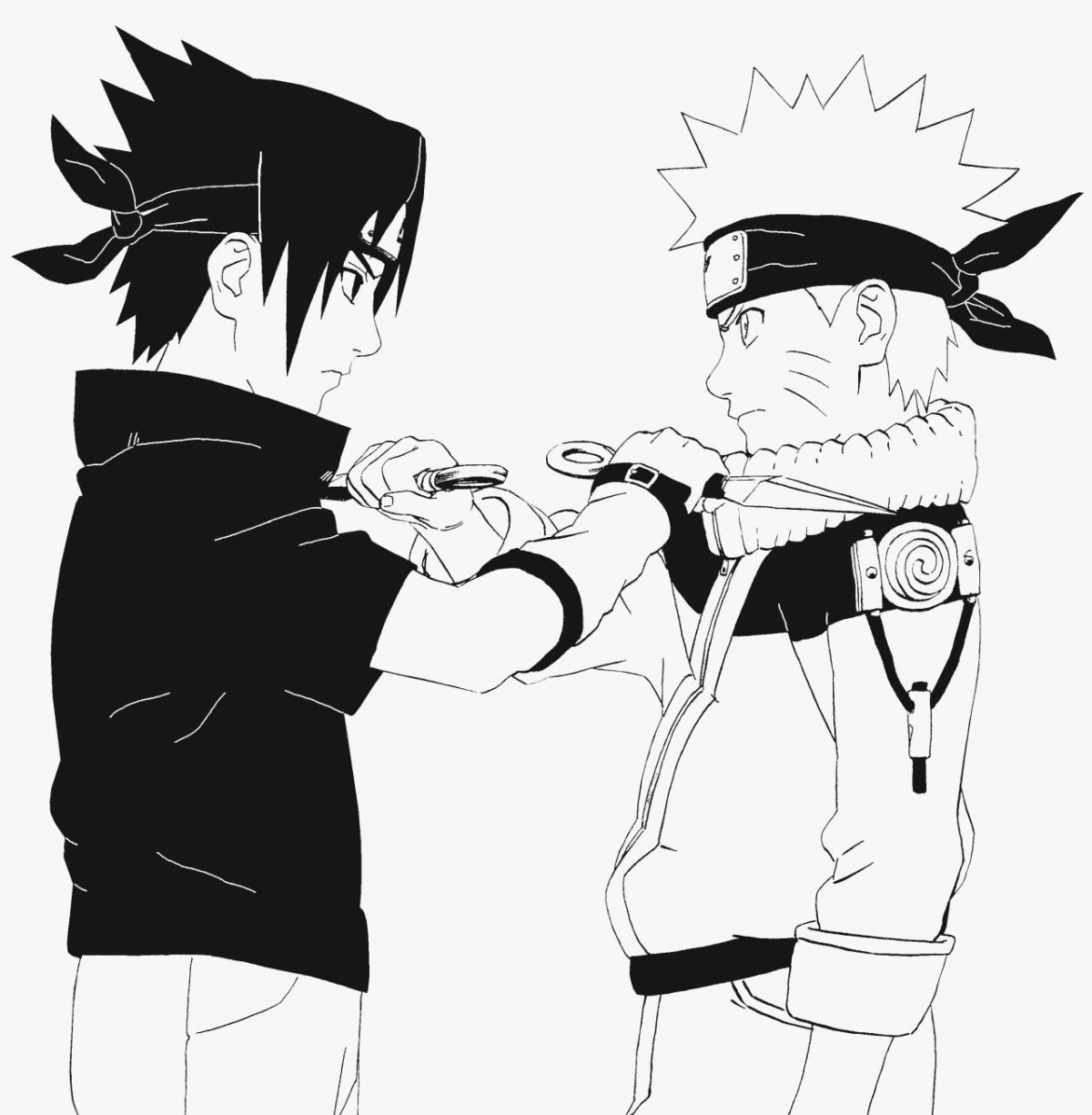 Наруто и Саске