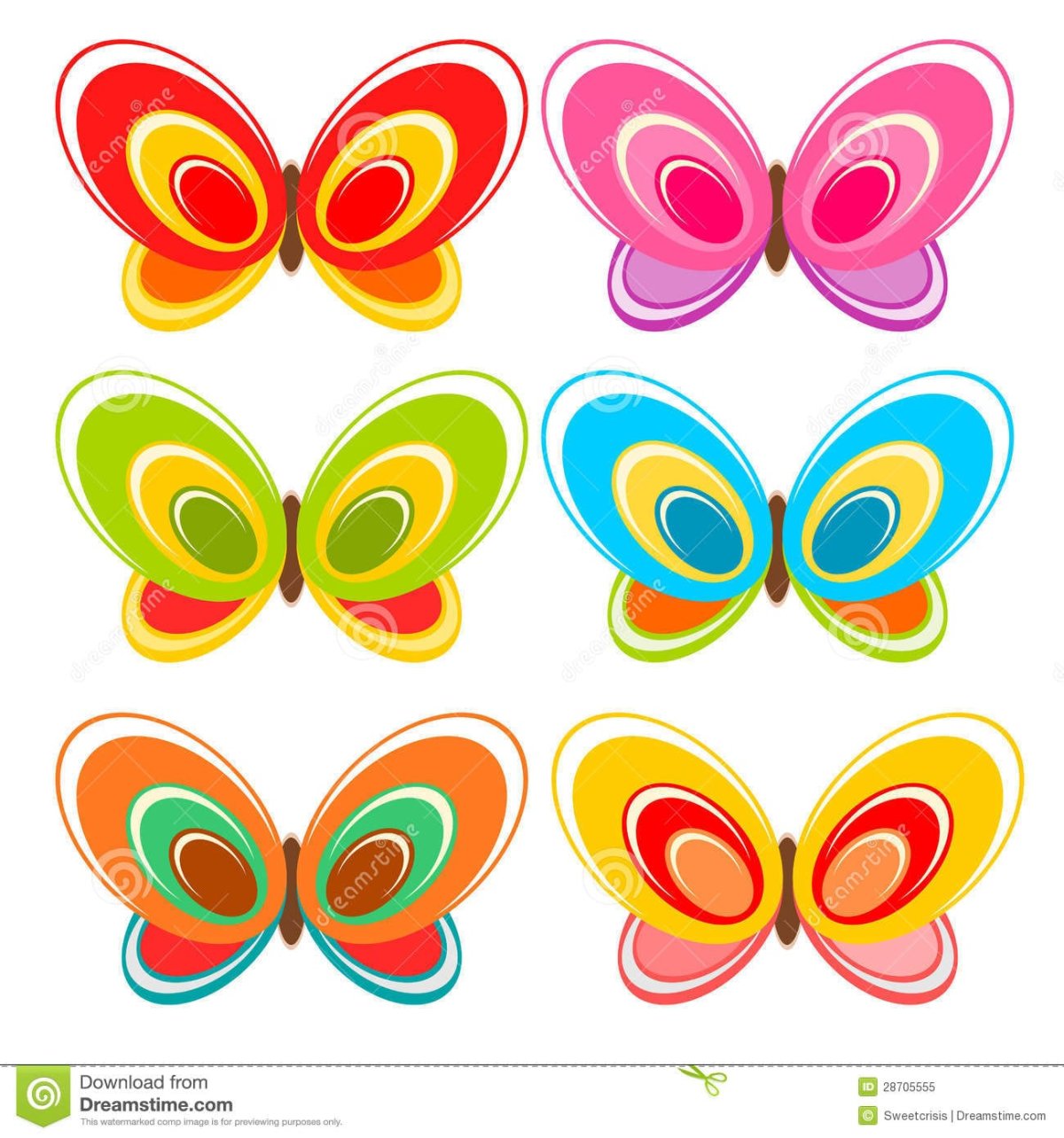 Вырезалка для детей бабочка