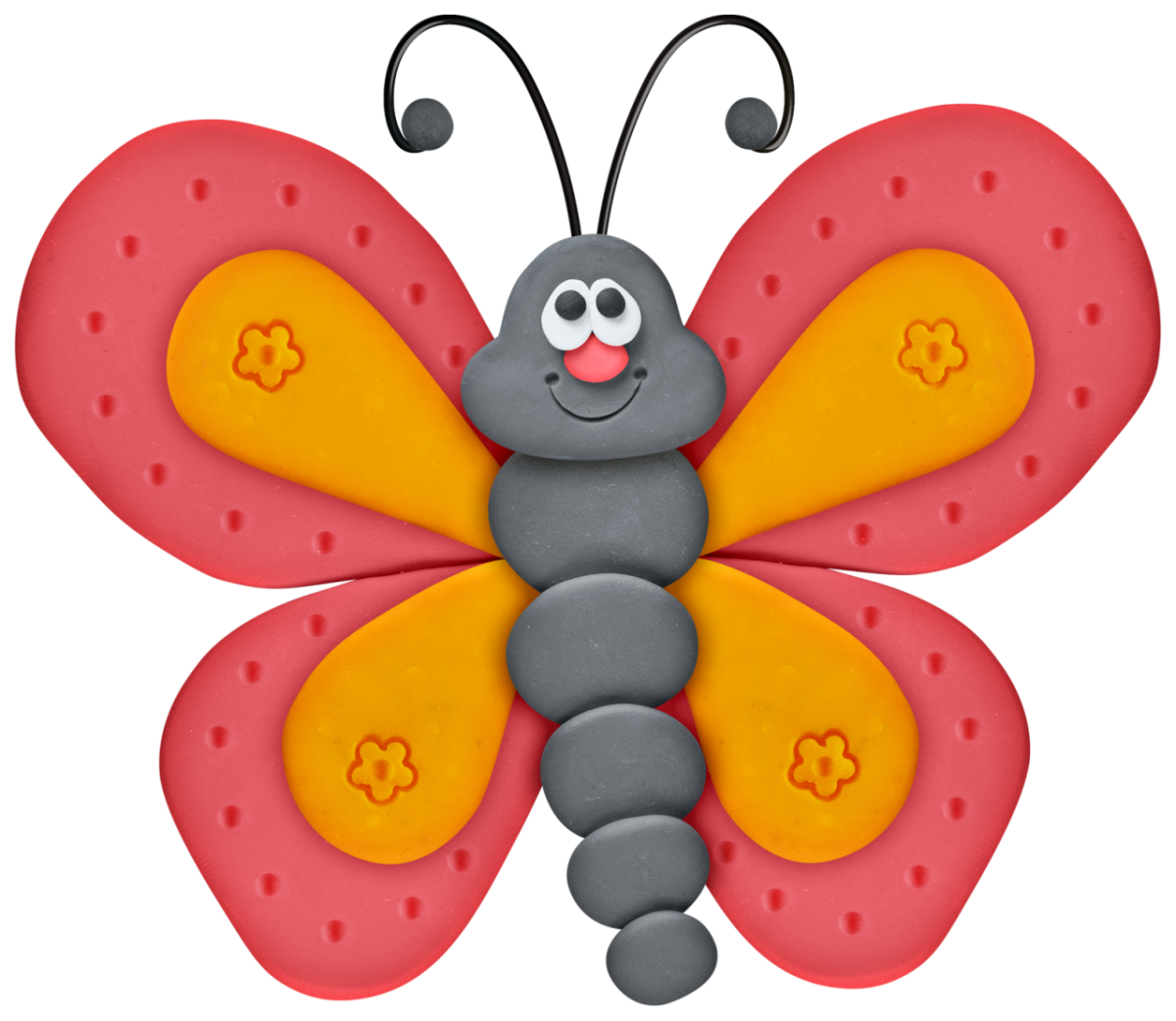 Бабочка аппликация из бумаги