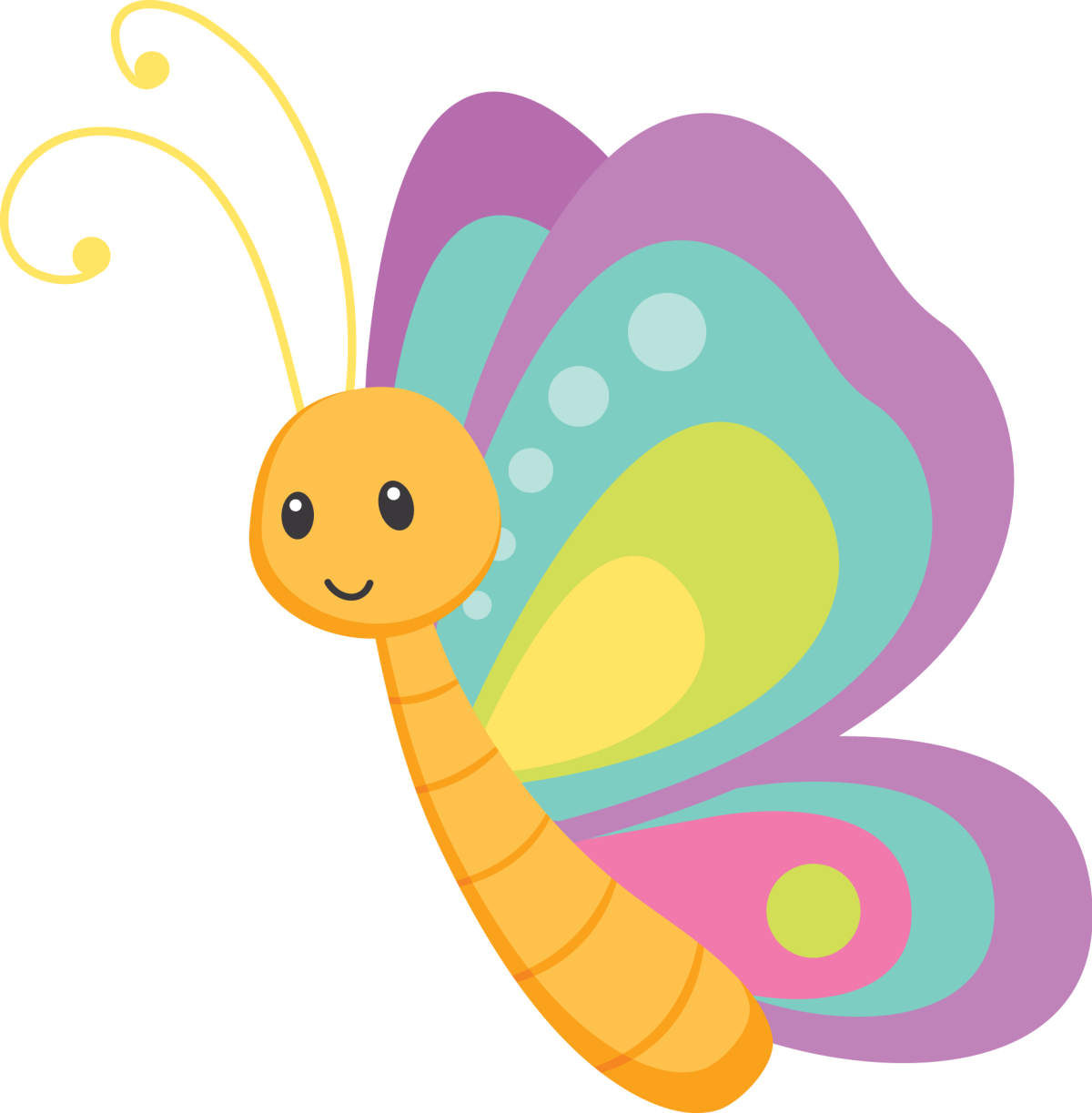 Бабочка вектор для детей