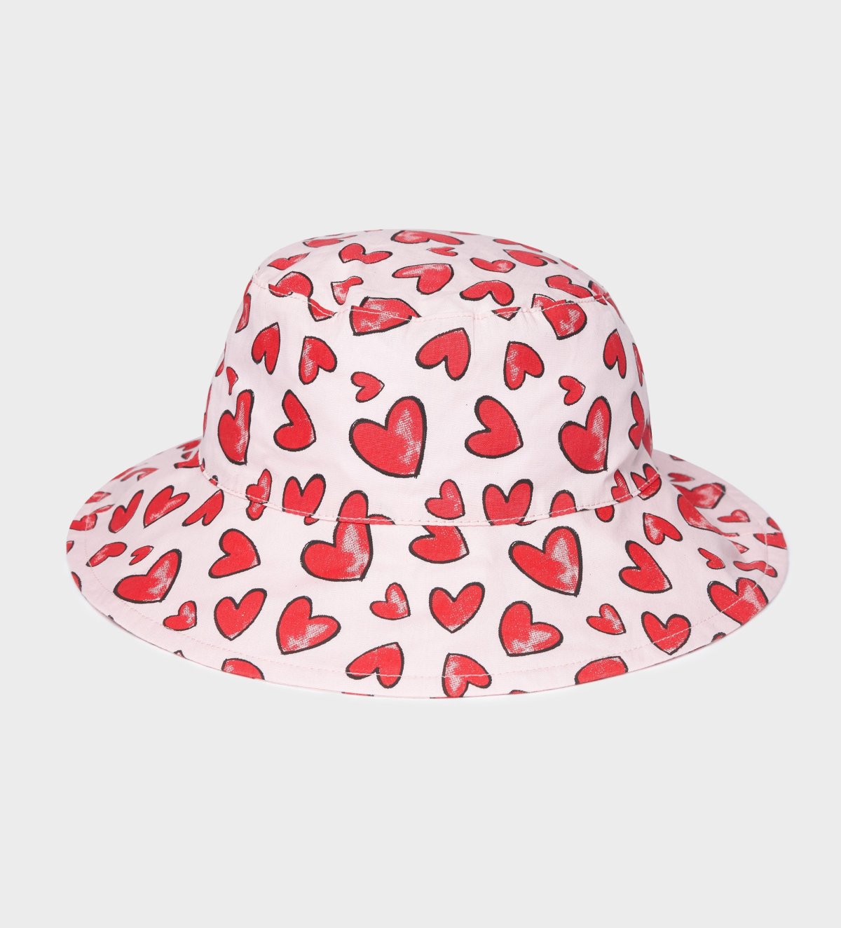 Красная шляпка-панамка для девочки