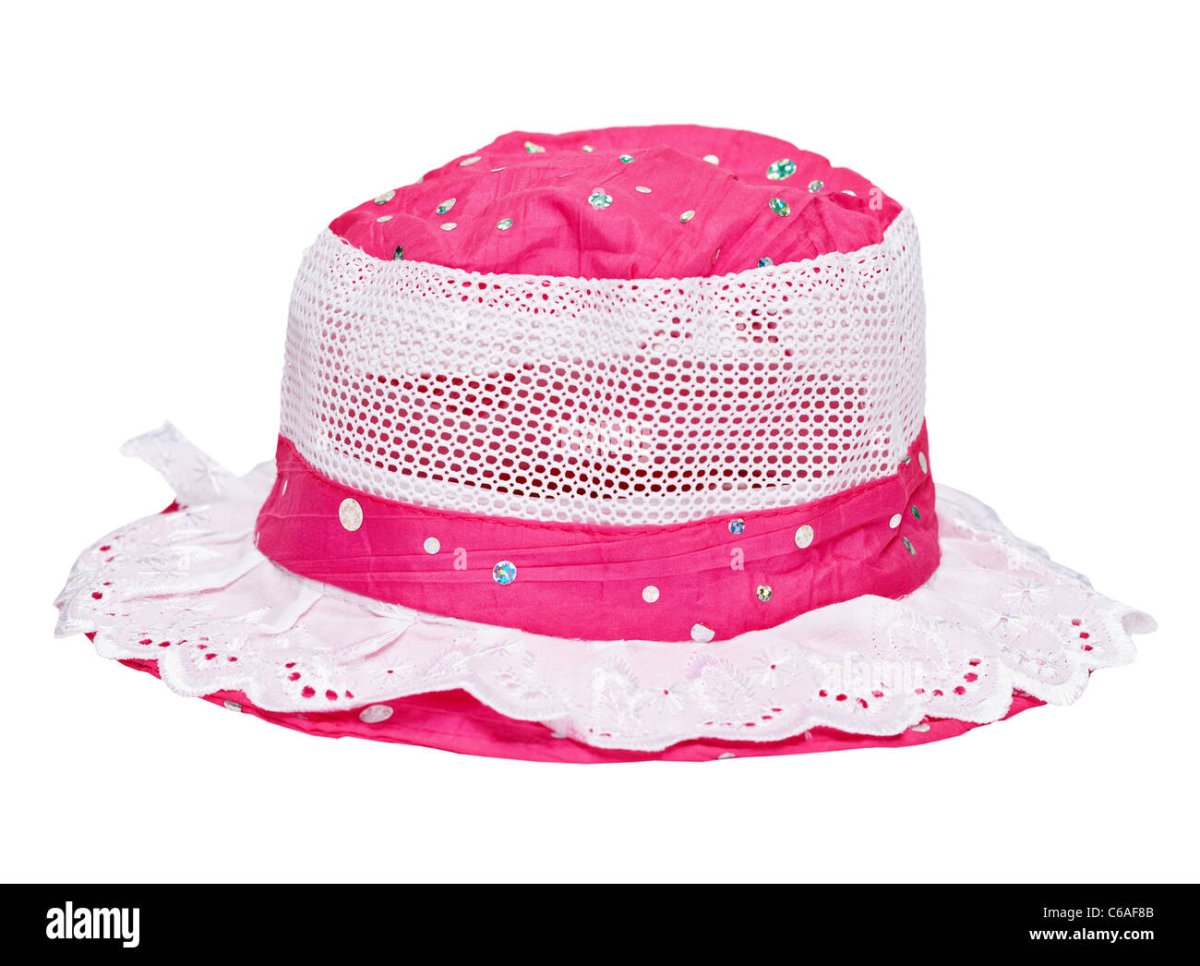 Летняя Панама на белом фоне