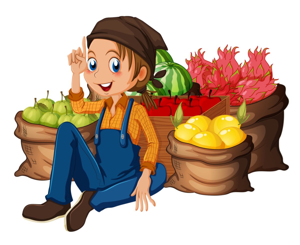 Мультяшный сбор урожая