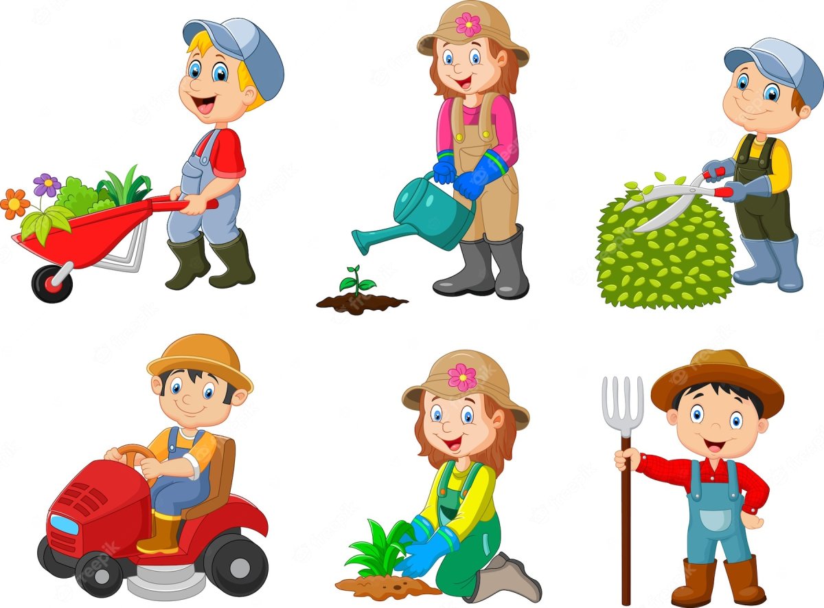 Дети огородники