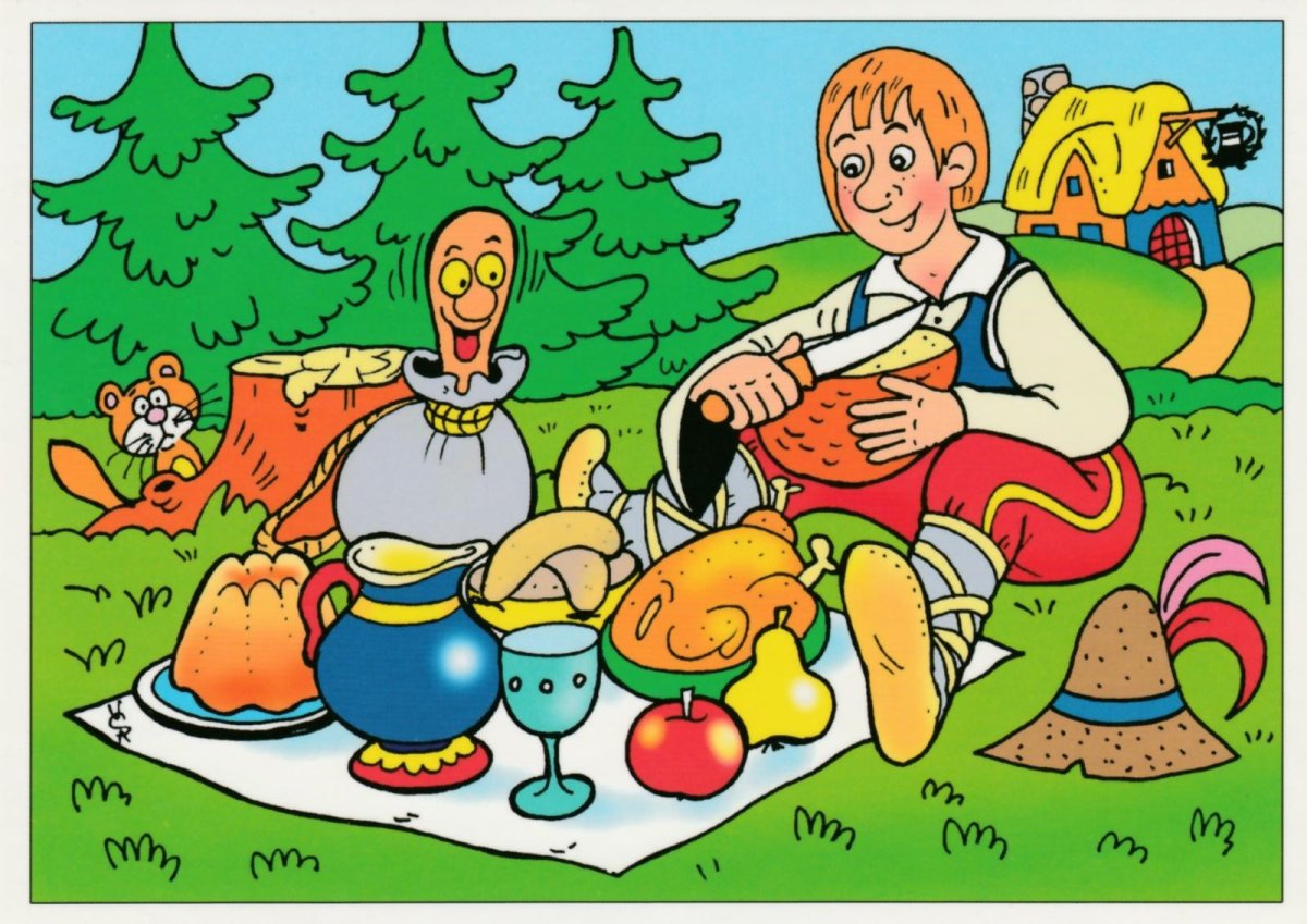 Скатерть Самобранка из сказки