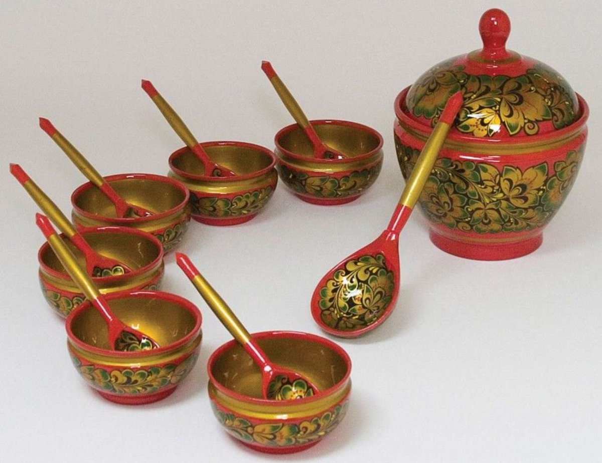 Посуда из дерева