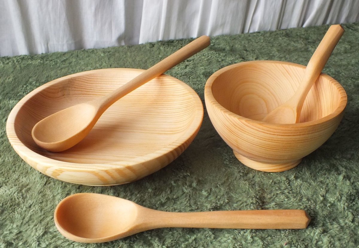 Посуда из дерева