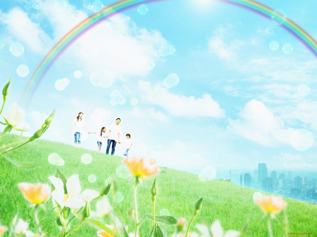 Фон для семейной презентации