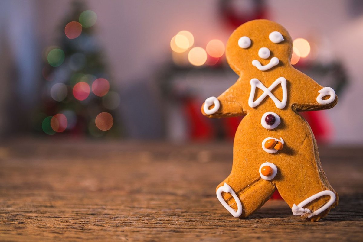 Обои с пряничным человечком