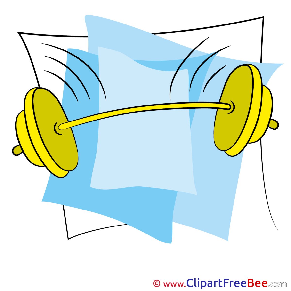 Штанга спортивная мультяшная