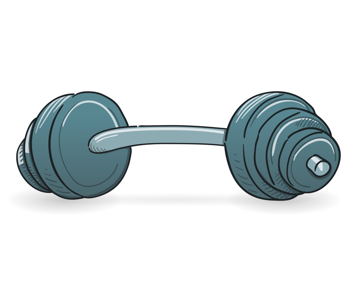 Мультяшка со штангой