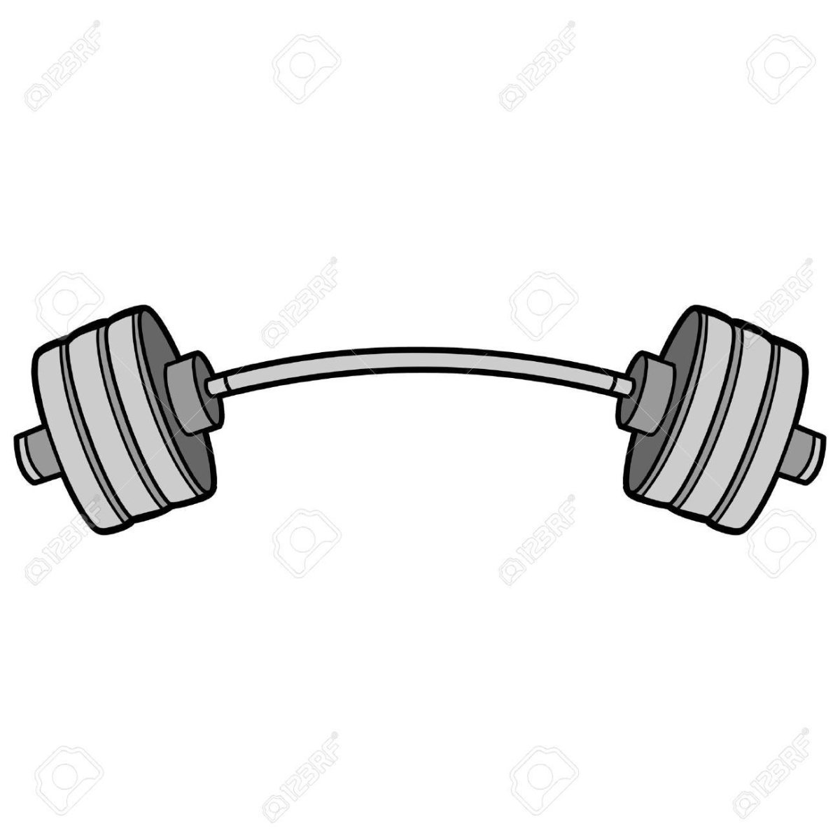 Штанга раскраска