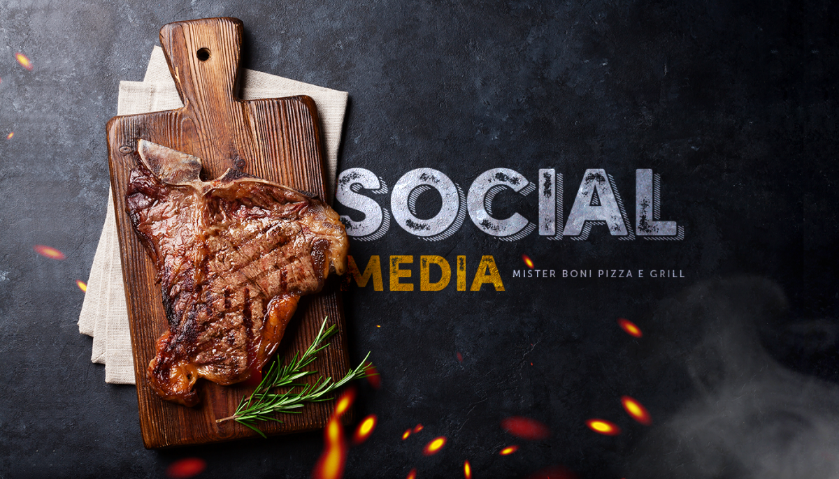 Creative social Media фаст Фоод Design