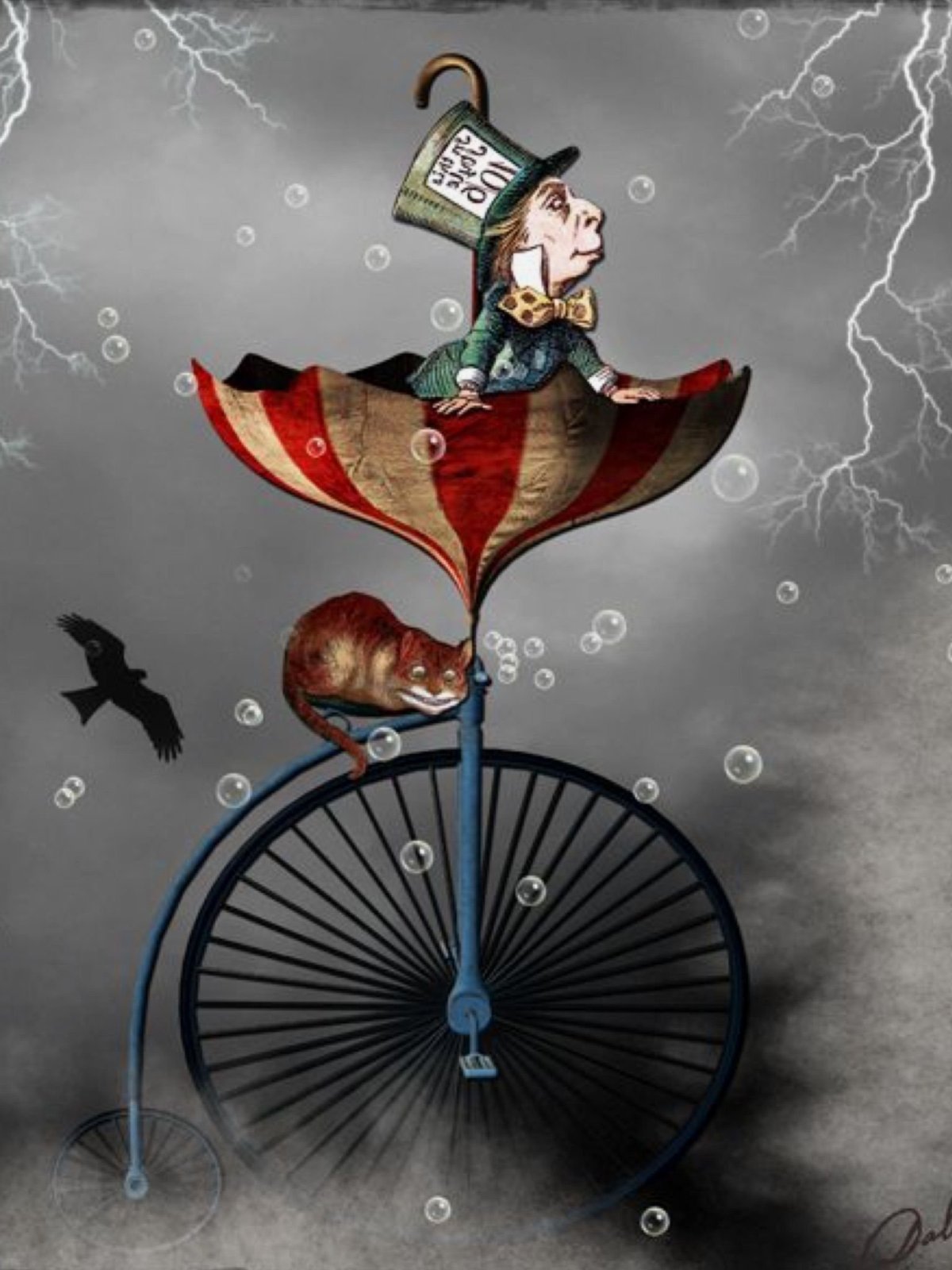 Алиса в стране чудес в полете