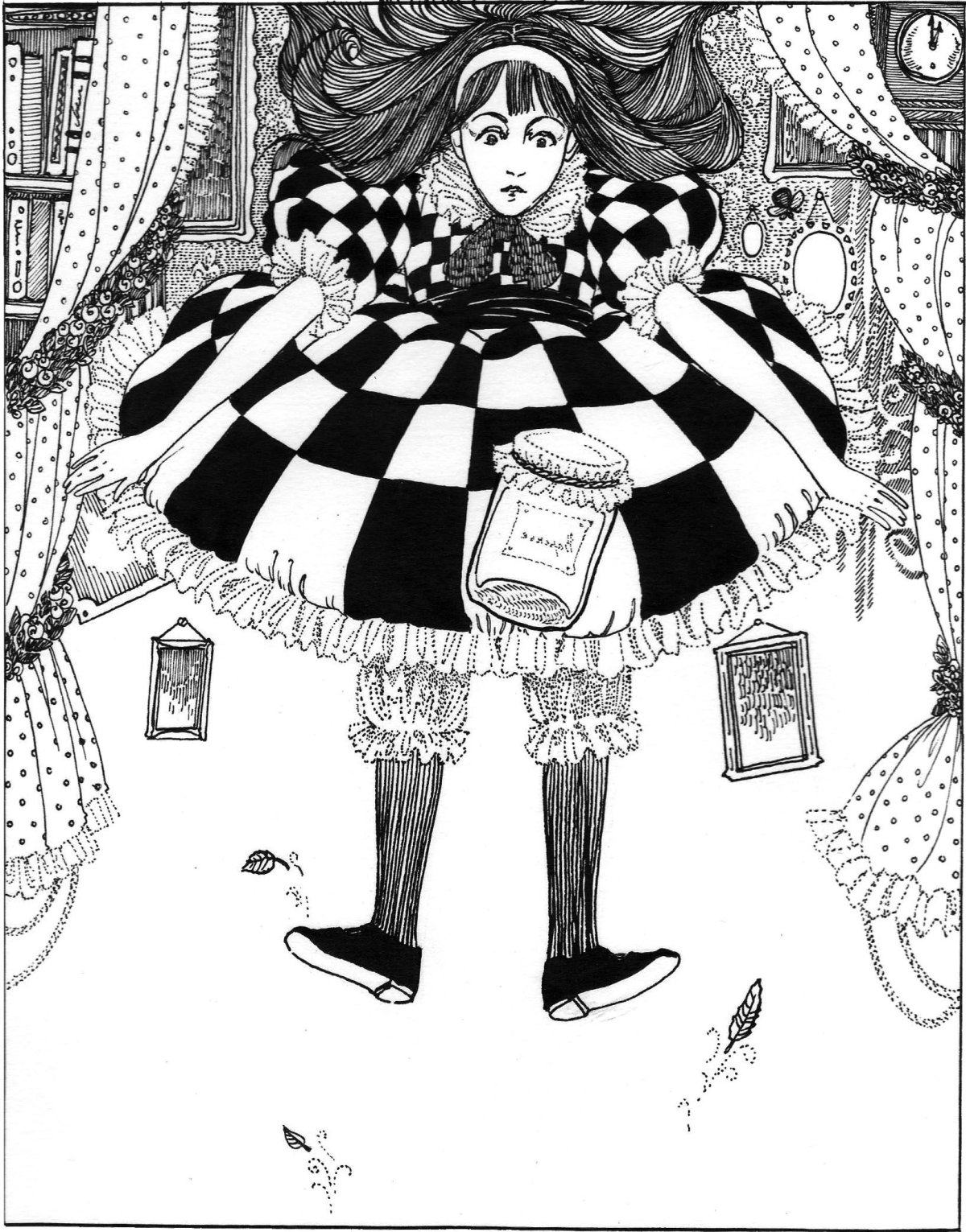 Льюис Кэрролл Алиса Алиса падает