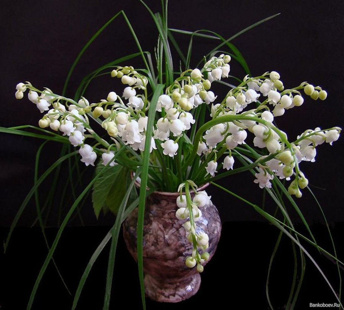 Ландыши в вазе