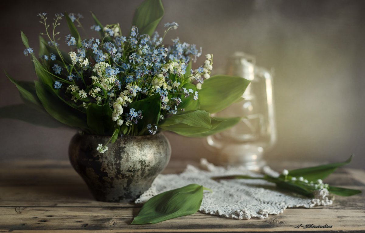 Фотонатюрморты с ландышами