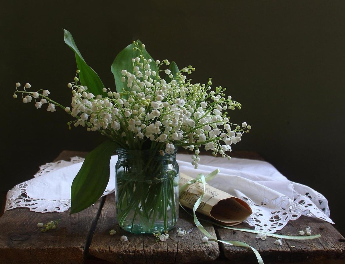 Фотонатюрморты с ландышами