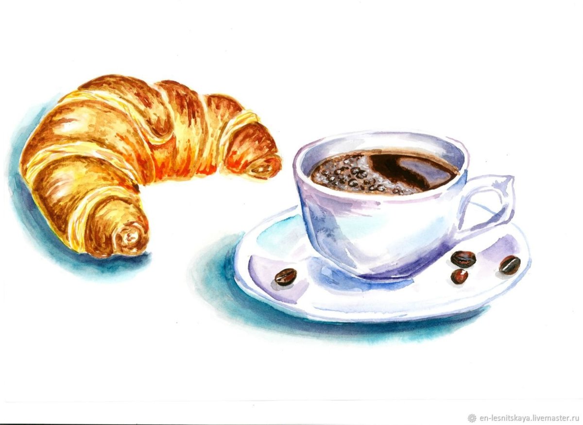 Круассан эскиз