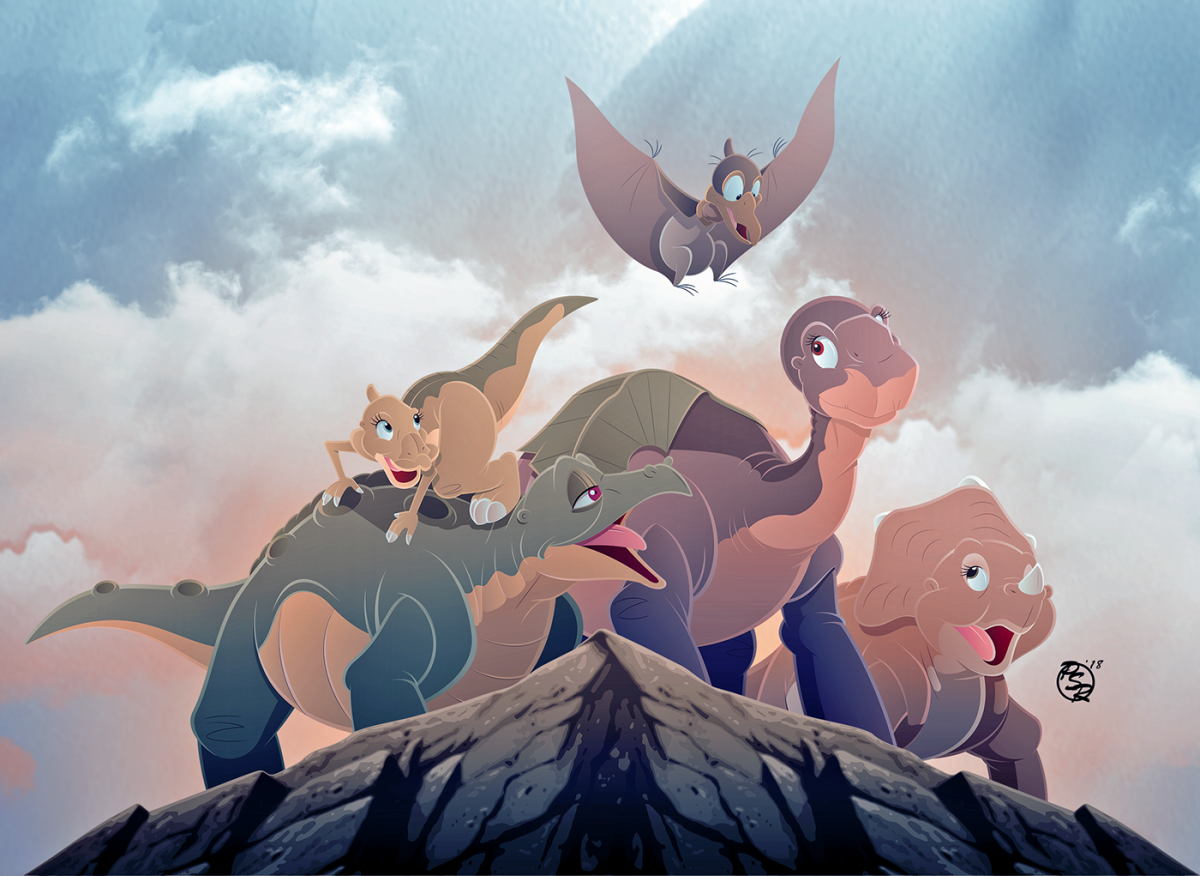 Тираннозавр the Land before time