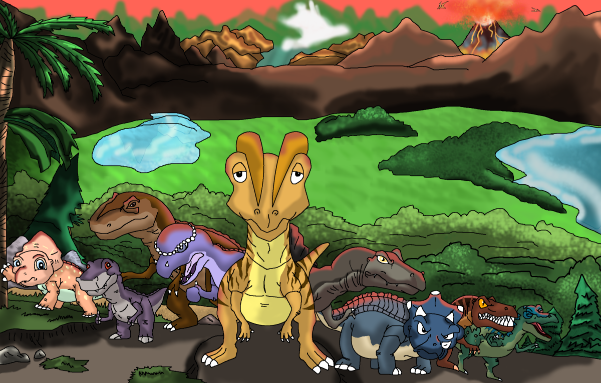 Мультфильм про динозавров земля до начала времен