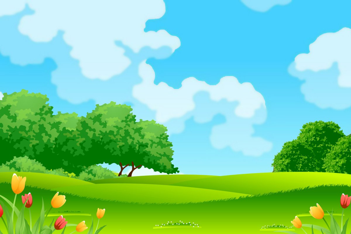 Лес из мультика