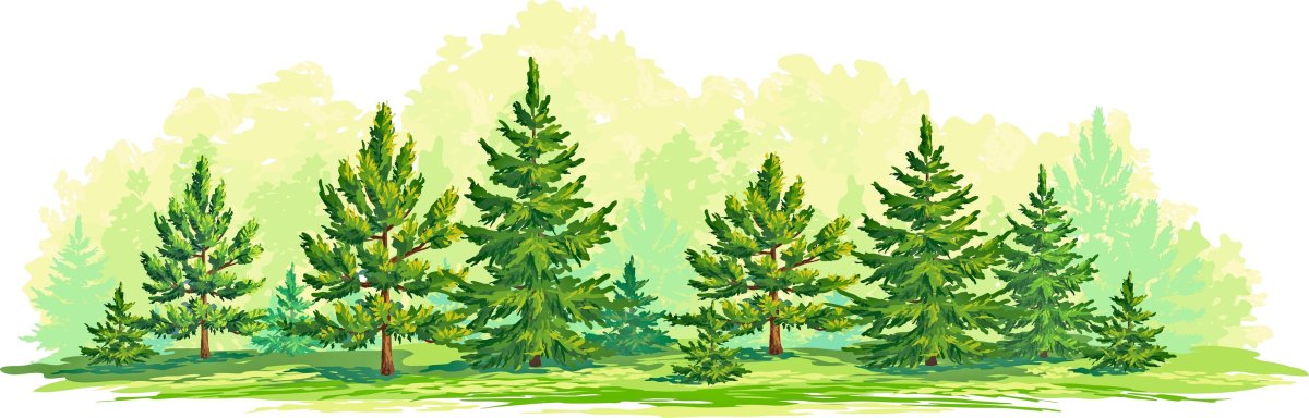 Сказочный домик в лесу вектор